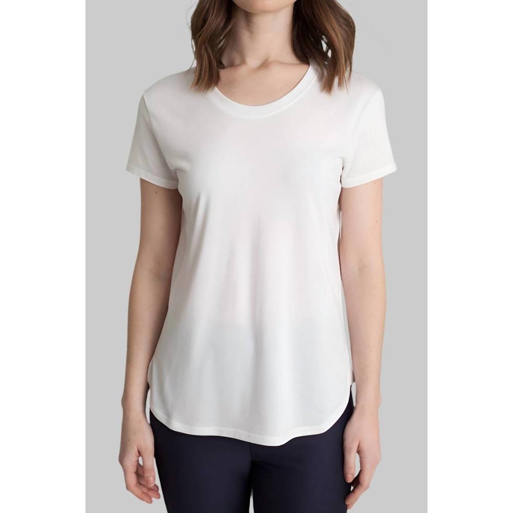 NEW BUKI classic tech t-shirt in white